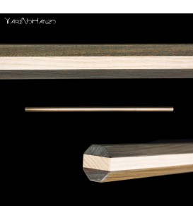 Hakkaku Hanbo 35 mm - MULTI LAYER Lignum Vitae + Ashwood