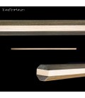 Hakkaku Hanbo 35 mm - MULTI LAYER Lignum Vitae + Ashwood