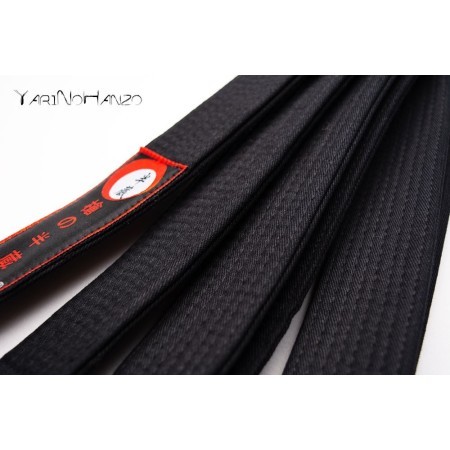 Belt for karate and judo BLACK | Karate Judo Obi