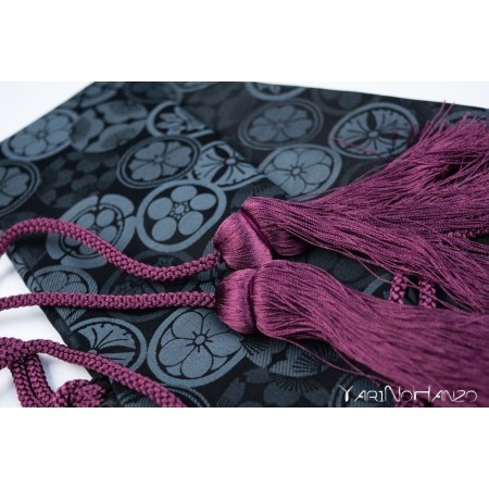 Katana Bukuro Kamon (dark) | Bag For Katana and Nihonto