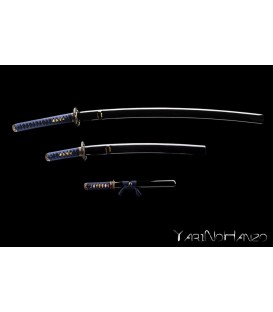 FUKUSHIMA MIFURI | 3 swords set| KATANA + WAKIZASHI + HAMIDASHI TANTO