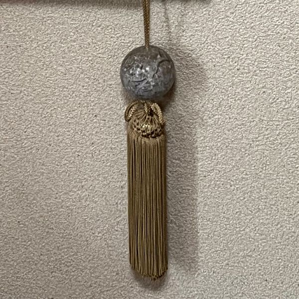 Stone fūchin from Japan used as scroll weight