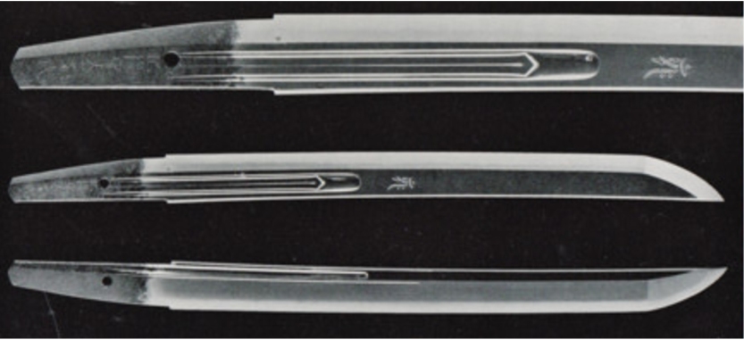 Photo of the “Demon’s Cleaver” wakizashi made for Yagyū Renyasai